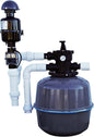 HALF OFF PONDS Simply Clear Koi Pond Filter System with 2HP Blower – Filters Ponds Up to 5,000 Gallons – Bio Comb Media, 6-Way Valve, Pressure Gauge- Mechanical & Biological Filtration