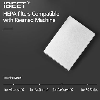 44PCS Premium Filters for Airsense 10, HEPA Filters for Airsense 10, IBEET Supplies Filters for RSM 10, S9/S10