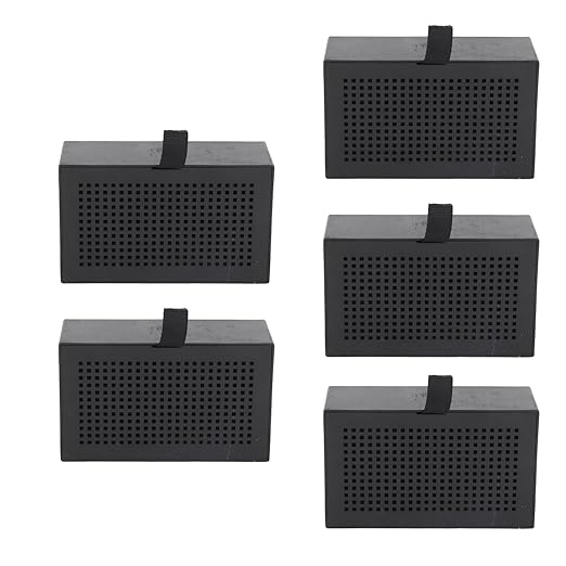5Pcs 3D Printer Activated Carbon Air Filter Purifiers, P1P P1S X1 P1 Accessories, VOC Filtration for ABS PC PA Materials, Odor Elimination with Long Lifespan for Indo