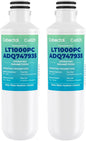 ADQ747935 Water Filter Replacement for LG LT1000P/PC/PCS ADQ74793501 ADQ74793502 MDJ64844601 LMXS28626S LRFLC2706S LFXS26973S LT-1000PC LFXC22526S LHFS28XBS LHFS28XBS Water Filter | 2pack | Cobectal