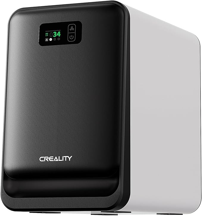 Creality 3D Printer Air Purifier, High-Dense Activated Carbon, 360°All-Round Purification, Long Filter Lifespan, 99% Filtration Efficiency, Smart Touch Control,Fit for Most FDM 3D Printers