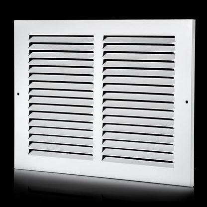 12x8 Vent Cover(Duct Opening Size),Air Return Vent Cover,Flat Vent Cover,Rejillas De Aire Acondicionado para Casa,Return Air Grilles,Outer Dimensions:13.75"Wx9.75"H(12"W x 8"H, Duct Opening)