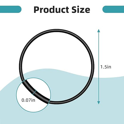 CCF218 Impeller Retaining O Ring Compatible with Penn-Plax Cascade 700 1000 1200 1500 Cartridge Filters Aquarium Filter Parts Accessories - 2 PCS