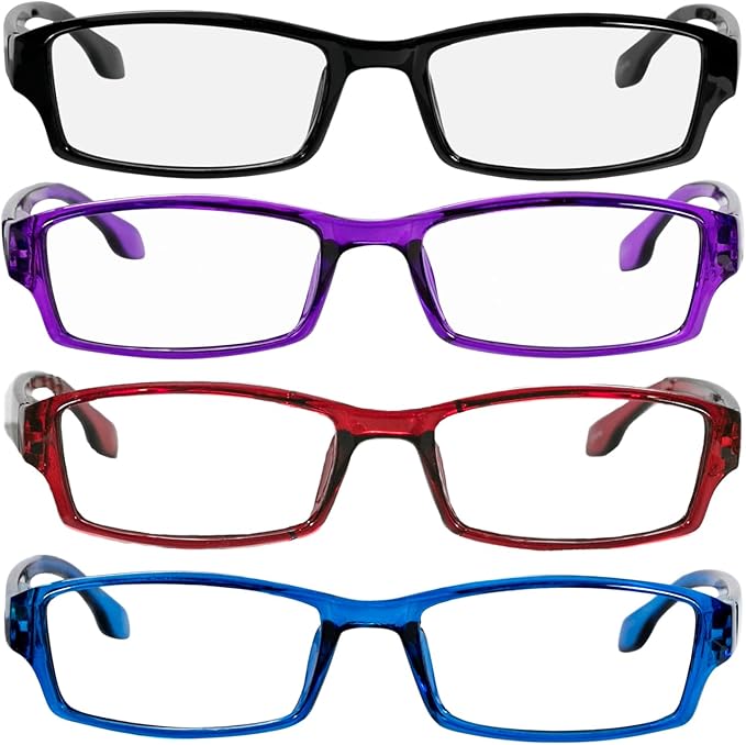 TruVision Readers Reading Glasses, Comfort Spring Hinges for Men and Women, 9501HP