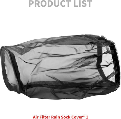 Air Filter Rain Sock Cover Dustproof Waterproof Fit For Harley FLHR FLHX Road King Street Glide Softail Sportster 1200 883 Dyna For Cone Air filter