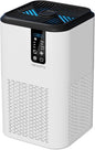 Air Purifier for Home Large Room Up to 1750ft²,3-in-1 Filter with Sleep Mode,Air Purifier with Aromatherapy Diffuser for Office,Living Room,Bedroom,Remove Smoke Odor,Home Pets,White Black