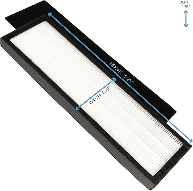 Filter Bros HEPA Filter C Replacement Fits GermGuardian FLT5000 AC5250PT AC5350B