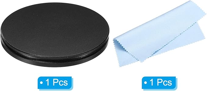 PATIKIL 82mm Lens Cap, Camera Lens Cap Cover Universal Lens Filter Stack Cap Front Metal Protective Case Cover with Cleaning Cloth for Photography Camera Filter