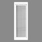 HVAC Premium 8" x 20" Cube Core Eggcrate Return Air Filter Grille for 1" Filter - Aluminum - White [Outer Dimensions: 10.5" x 22.5"]