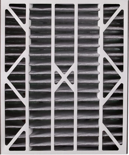 Nordic Pure 20x25x5 (Actual Size: 19 3/4 x 24 1/4 x 4 7/8) Air Bear Air Filter Replacement MERV 12 Pleated + Carbon 1 Pack