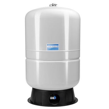 iSpring 40 Gallon RO Tank, Pre-Pressurized Water Storage Tank for Reverse Osmosis RO Systems, Metal High Capacity RO Water Tank, Includes Tank Valve & Elbow, Model: T40M