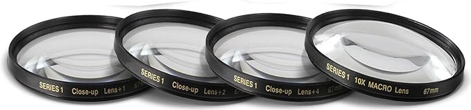 67mm Multi-Coated 7 Piece Filter Set Includes 3 PC Filter Kit (UV-CPL-FLD-) and 4 PC Close Up Filter Set (+1+2+4+10) for Nikon CoolPix P900, P950 Digital Camera