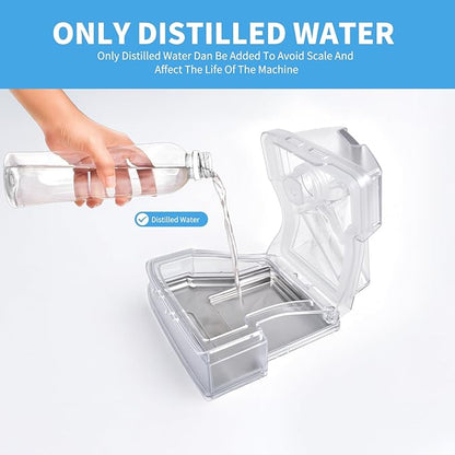 Replacement Water Chamber for ResMed AirSense 10, 380ml Water Tub with 10 Packs Filters,Easy to Install and Clean, Reliable CPAP S10 Supplies