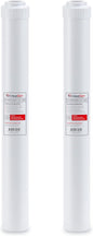 LiquaGen Activated Alumina + Carbon + KDF-55 Replacement Water Filter Cartridge – Helps Manage Fluoride, Chlorine & Taste, Refillable 2.5" x 10", 2.5" x 20", 4.5" x 10", 4.5" x 20" (2, 2.5" x 20")