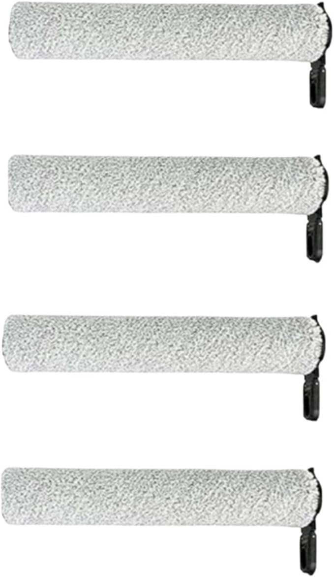 Vacuum Cleaner Accessory Steam Floor Cleaner Roller Brush Includes 4 Pieces, Compatible For Tineco Floor ONE S7.
