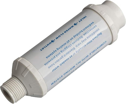 HYDRO MASTER 0179101 Universal Outdoor Misting System Calcium Inhibitor Filter (2 pcs)