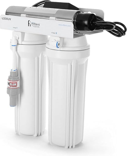 U200UV Ultraviolet UV Drinking Water Filtration Purifier System 3 Stage Ultimate Filter & Sterilize - Built in USA