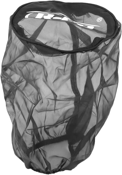 Filter Wrap Universal Air Filter Cover for High Air Intake Filters Dust Cloth Black (Big)