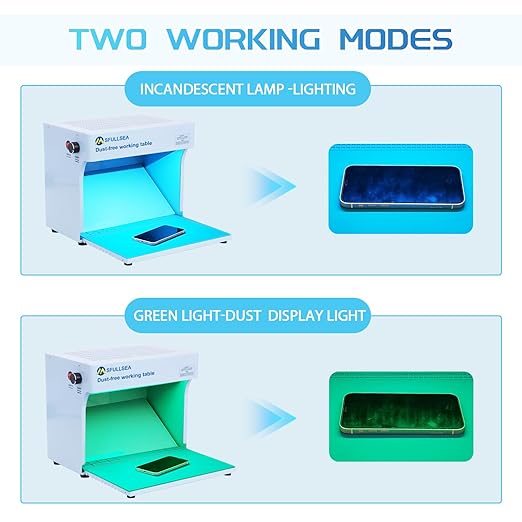Laminar Flow Hood HEPA Filter Flow Hood Mycology HEPA Air filtration Fan Unit for Mushroom Mycology & Phone LCD Repair Laboratory Tissue Culture
