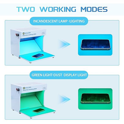 Laminar Flow Hood HEPA Filter Flow Hood Mycology HEPA Air filtration Fan Unit for Mushroom Mycology & Phone LCD Repair Laboratory Tissue Culture