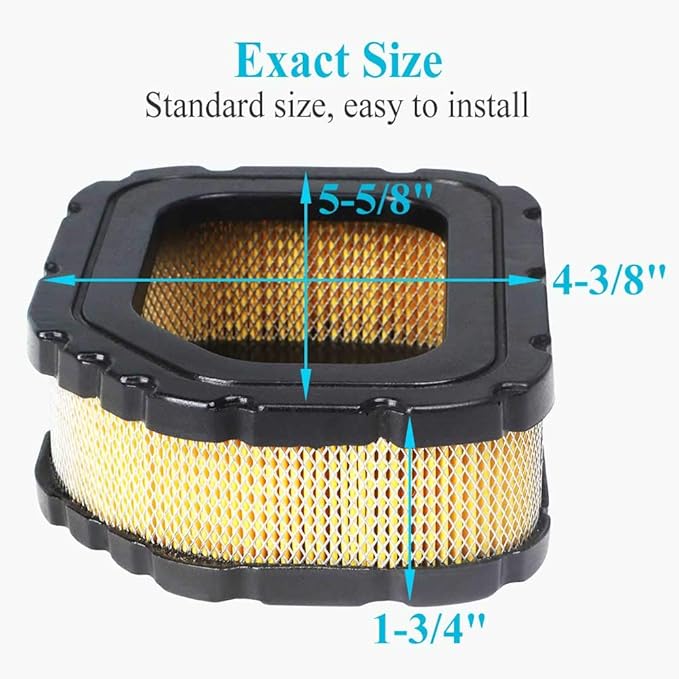 HOODELL 32 083 03-S Air Filter for Kohler Courage Engine SV710 SV715 SV720 SV730 SV735 SV740 Cub Cadet Lawn Mower, Replace 32 083 03 KH-32-883-03-S1 Air Filter