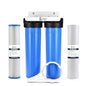 iFilters 2-Stage 20" Well Water Whole House Filtration Complete Commercial Grade System | Removes Sediment, Chlorine, Rust, Odor, Taste, Iron, Heavy Metals | Dual Stage with 1" Ports