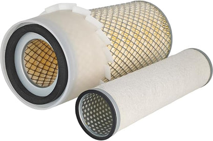 Inner Outer Air Filter Kit 1043327M91 1043326M91 Compatible with Massey Ferguson 20C 230 235 245 Primary Secondary Engine Tractor