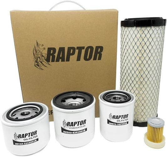 Maintenance Filter Kit Compatible with Kubota L2501HST L2800HST L2501HST L3200HST Tractors