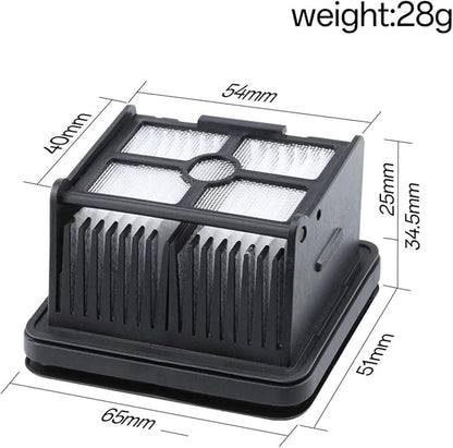 wet dry vacuum cleaner, Compatible For Dreame H12 Pro M12 Pro M13 H13 Pro T12 H20 H30 H12S H12 Floor Scrubber Accessories Filters Screen HEPA,for home and floor(4PCS)