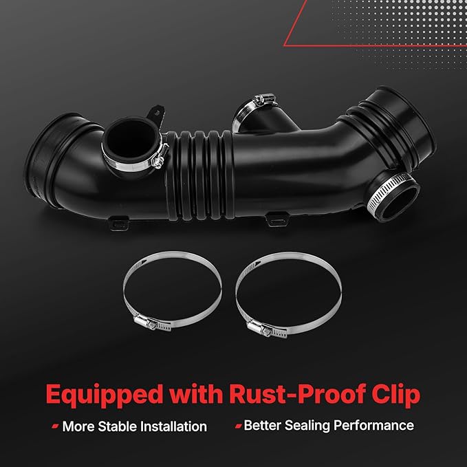 1788162170 Air Cleaner Intake Hose Tube Intake Boot for 2001 2002 2003 2004 Toyota Tacoma V6 3.4L Gas 17881-62170