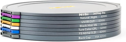 NiSi - JetMag Pro 82MAG Lens Front Cap - Durable Magnetic Lens and Filter Protector for 82MAG Size Filters - Quick Attach and Secure Lock, Lightweight, Slim Magnetic Cap for Easy Travel and Storage