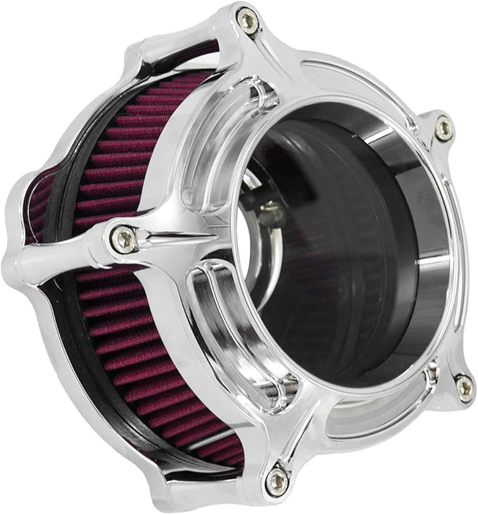HDBUBALUS Motorcycle Air Filter Cleaner Intake Filter System Kit (A-For Sportster XL models 04-22)