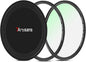 7artisans Nano Magnetic Filter UV Filter ND Light Reduction Filter/CPL Polarization Filter/GND Gradient Filter/Black Mist 1/4 Portrait Photography Filter Suitable for Lens(67mm Black Mist 1/4)