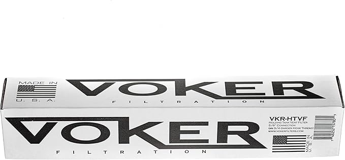 Voker Holding Tank Vent Filter (5/8") - Made In The USA - Direct Replacement for Sealand/Sanigard/Dometic OEM Filters (5/8")