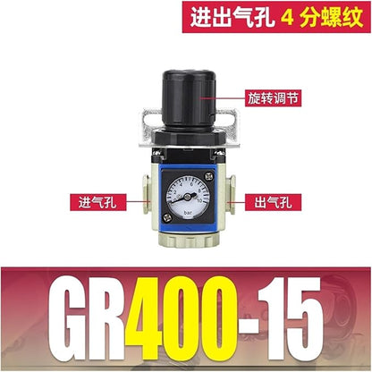Gas Source Processor Pressure regulating Valve Two-Piece GFC200-08 Filter Pressure reducing Valve GFR Triple Piece GC300-10(GR400 15 Pressure Reducing Valve)