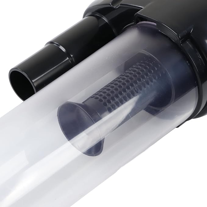 Vacuum Cleaner Filter Dust Collector ABS with 2pcs Connector, Compact Design, Easy Installation - Motor Protection, Water Washable, Fits 32mm 34.5mm Hose