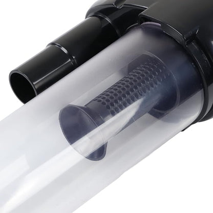 Vacuum Cleaner Filter Dust Collector ABS with 2pcs Connector, Compact Design, Easy Installation - Motor Protection, Water Washable, Fits 32mm 34.5mm Hose