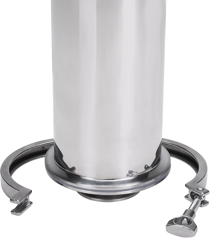 DERNORD 2 Inch Tri-Clamp Filter - SS304 Sanitary Fittings Inline Straight Strainer with 200 Mesh Stainless Screen