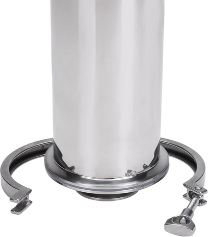 DERNORD 2 Inch Tri-Clamp Filter - SS304 Sanitary Fittings Inline Straight Strainer with 200 Mesh Stainless Screen