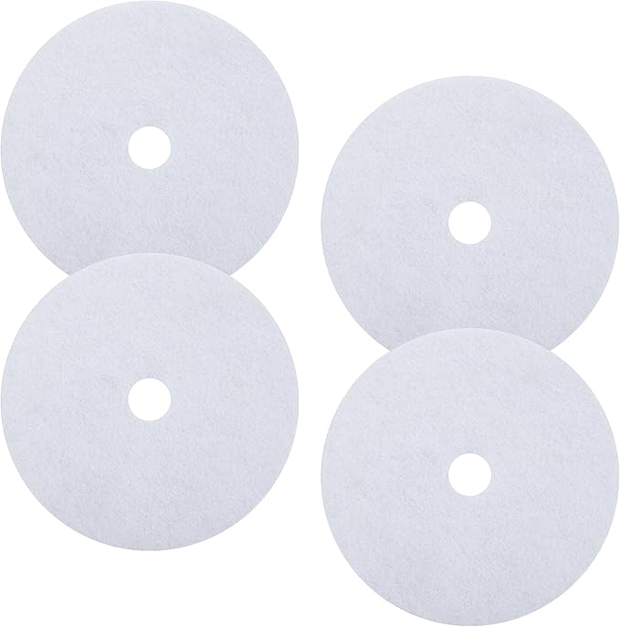 10 PCS Universal Cloth Dryer Exhaust Filter, High-Efficiency Lint Traps Air Intake Paper Filters Portable Dryers Replacement Parts Universal Cotton and Paper Filter Discs for Dryer