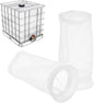 PATIKIL 4" IBC Lid Filter 2 Pack 210mm Long Washable Nylon Fine Mesh Filter IBC Tank Container Accessories for Rainwater Tank Rain Tank Ton Barrel Cover