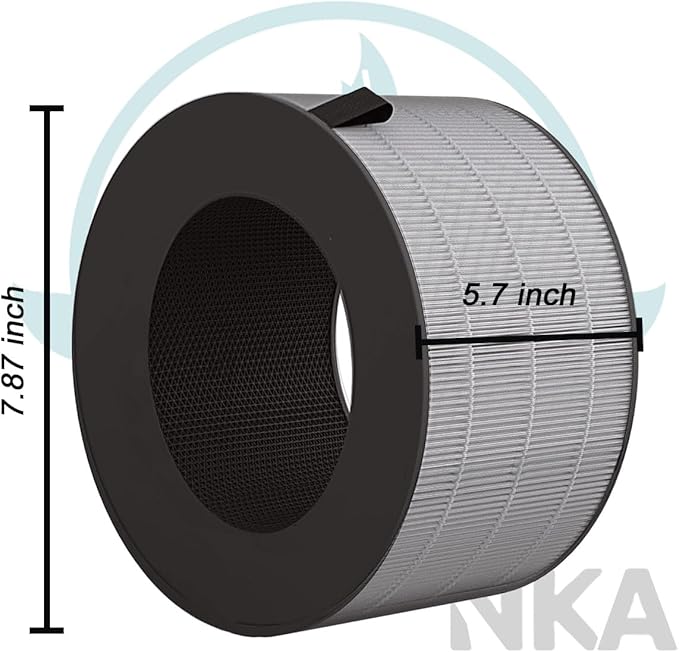 U9C HEPA Replacement Filter Compatible with LG PuriCare AeroTower Fan U9C Series U9CV2B / U9CS1C / U9CV1C, H13 True HEPA 3-in-1 Filtration with Activated Carbon, 1 Pack