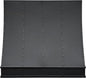 CT Copper Tailor Sloped Copper Vent Hood Wall Mount,54'' W,48''H,21''D,1260 CFM Exhaust Fan,Stainless Steel Vent,LED Light,Dishwasher-Safe Baffle Filters,VH8TR1