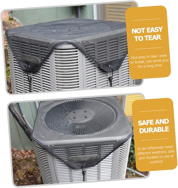 Alipis Outdoor Air Conditioner Cover Mesh Cover for Unit Weatherproof Easy to Install and Extend Service Life