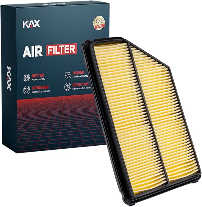KAX Engine Air Filter, CA9361 Replacement for Acura MDX V6 3.5L 2001 2002-2006, Honda Pilot V6 3.5L 2003 2004 2005 2006 2007 2008, Advanced Air Filter Media, Increased Acceleration