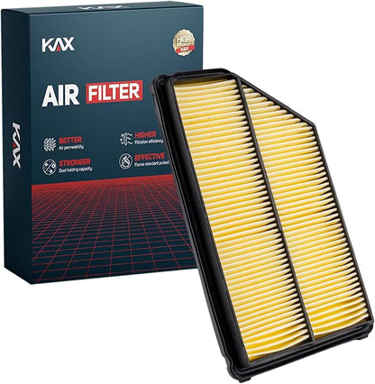 KAX Engine Air Filter, CA9361 Replacement for Acura MDX V6 3.5L 2001 2002-2006, Honda Pilot V6 3.5L 2003 2004 2005 2006 2007 2008, Advanced Air Filter Media, Increased Acceleration