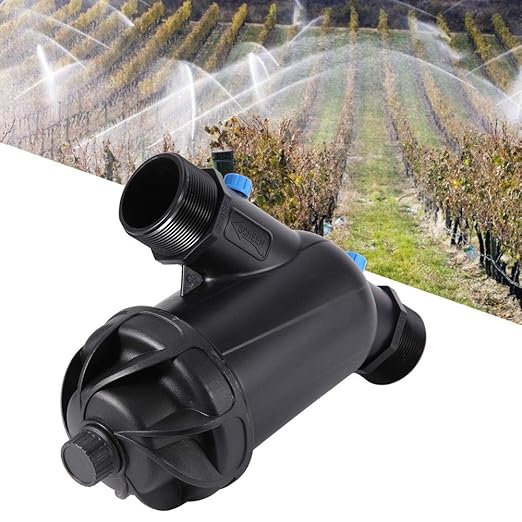 Gardening Filter Irrigation Filter Y Type Mesh Drip Irrigation Filtration Equipment for Greenhouse Agricultural Farm Garden Plastic MNPT 2in DN50 120mesh (Small)