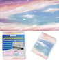 Fluorescent Light Covers - Classroom Covers for Ceiling Lights, 1 PCS 4 x 2 Feet Magnetic Light Filters, Classroom, Office Decor (Sunset glow)