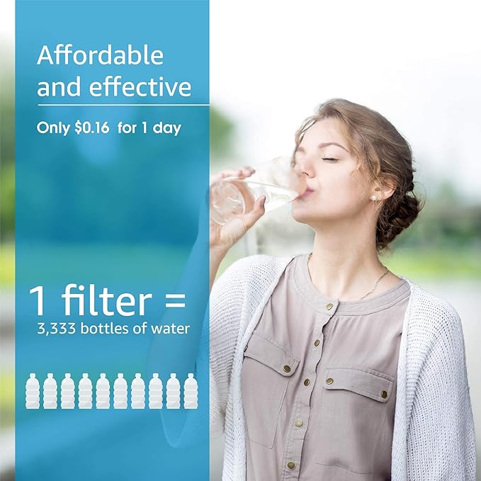 AQUA CREST RC 4 EZ-Change Premium Water Filter Replacement, Replacement for Culligan® RC-EZ-4, IC-EZ-4, US-EZ-4, RC-EZ-3, DuPont® WFQTC30001, WFQTC70001, 2K Gallons (Pack of 2)