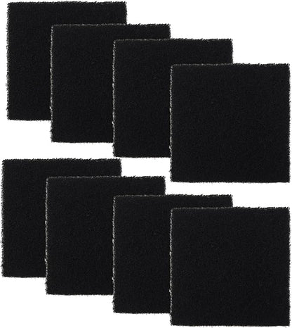 8 Pack Activated Carbon Filters Compatible with Hakko Xytronic Aoyue Smoke Absorber, 5 1/8 Inch x 5 1/8 Inch Solder Extractor Filter
